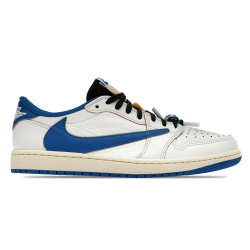 Air Jordan 1 Low Fragment Design x Sail Military Blue